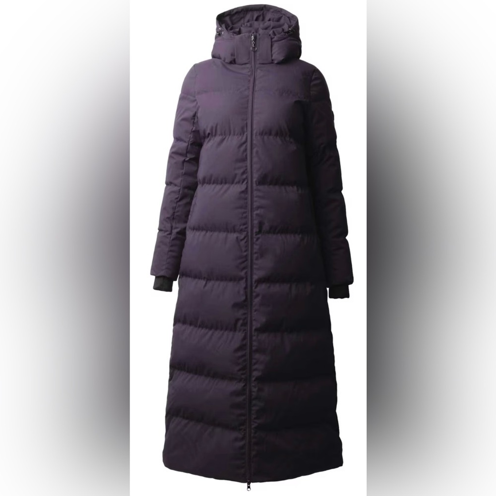 NWT Horze Paloma Womens Insulated Long Coat, Nightshade, Size 14 (Large)